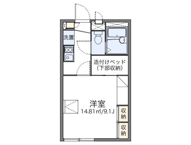 レオパレスルシファー(1K/1階)の間取り写真