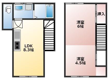コンフォルタ(1LDK/1階)の間取り写真