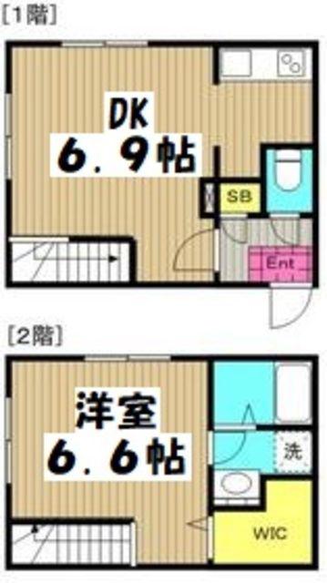 MODULOR荻窪(1DK/2階)の間取り写真
