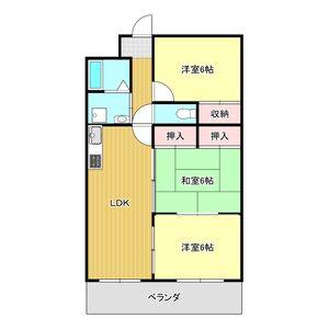 リアライズ伏屋II(3LDK/1階)の間取り写真