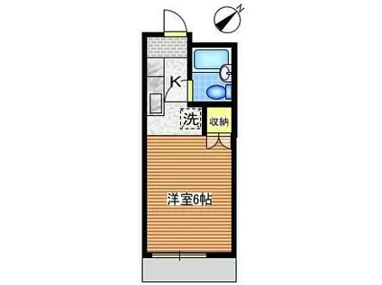 メゾネットラフィーネ-井の頭1丁目-(ワンルーム/1階)の間取り写真