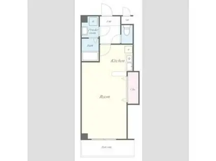 ピスケス花園(ワンルーム/2階)の間取り写真