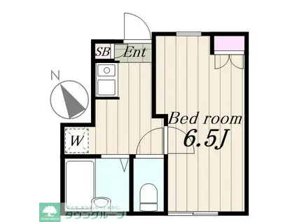 フェイスフル上板橋(1K/1階)の間取り写真