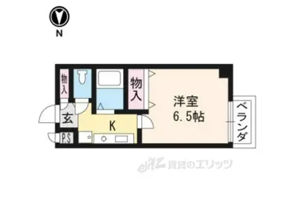 ムーブル丸和(1K/2階)の間取り写真