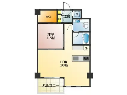 グランデ85(1LDK/3階)の間取り写真