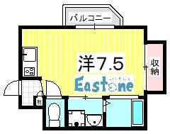 REVEL天保山(ワンルーム/6階)の間取り写真