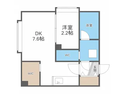 MTRIA学園前(1DK/3階)の間取り写真