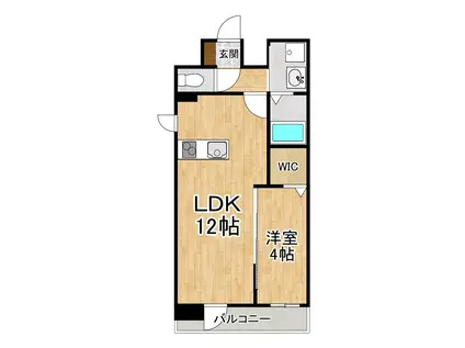 長等2丁目工事(1LDK/7階)の間取り写真