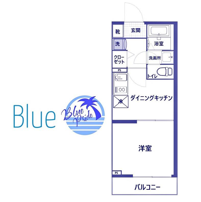 FRONTIER TAPP横浜大ロ(1DK/2階)の間取り写真