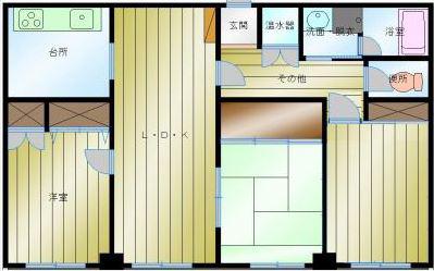 ストークマンション鹿児島(3LDK/6階)の間取り写真