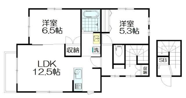 メゾン善福寺(2LDK/2階)の間取り写真