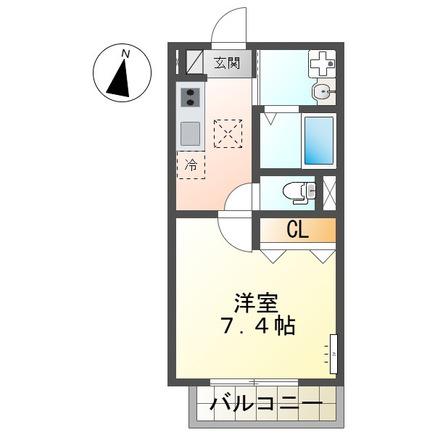 コイトハイツ 旧新堀2丁目マンション(1K/3階)の間取り写真