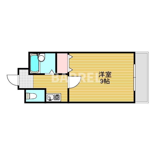 ジュネス新大阪(1K/4階)の間取り写真