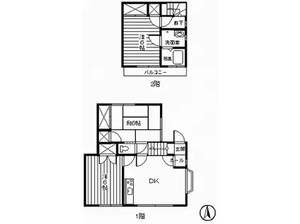 クノッソスB(3LDK/1階)の間取り写真