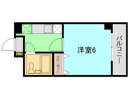 コトブキ(1K/3階)の間取り写真