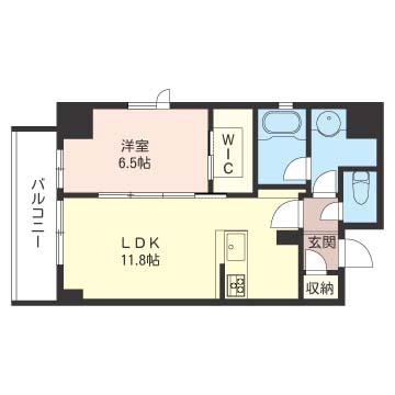 ル・シエル豊玉(1LDK/3階)の間取り写真