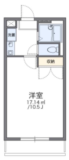 レオパレスピア(1K/3階)の間取り写真