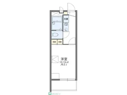 レオパレスMEIKOU(1K/2階)の間取り写真