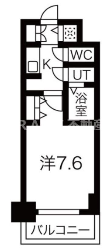 サムティ本町橋IIMEDIUS(1K/11階)の間取り写真