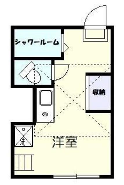 JLBグランエクリュ高円寺II(ワンルーム/2階)の間取り写真