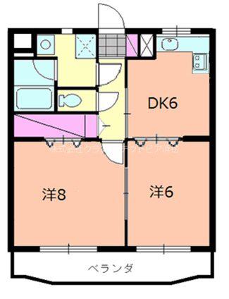 RAFFINE泉(1DK/1階)の間取り写真