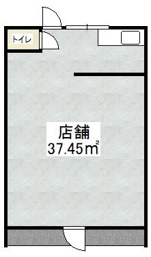 中仙道パレス(ワンルーム/1階)の間取り写真