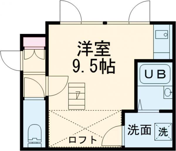 ア・シード・ナカミチ(ワンルーム/2階)の間取り写真