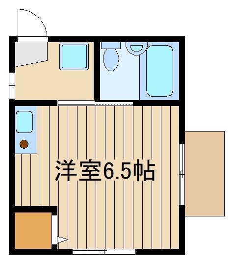 ハイツダイネツ(1K/1階)の間取り写真