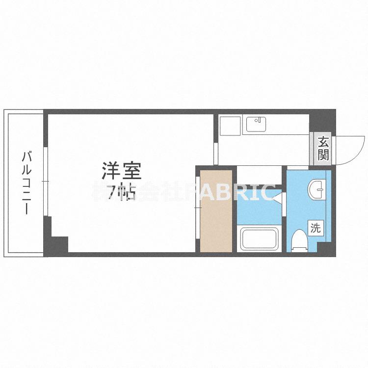 エグゼ西大阪(1K/3階)の間取り写真