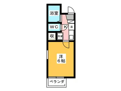 セントエルモ三ノ輪(1K/1階)の間取り写真