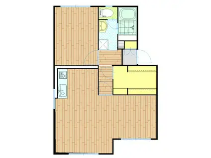 マンションサザンII(1LDK/1階)の間取り写真