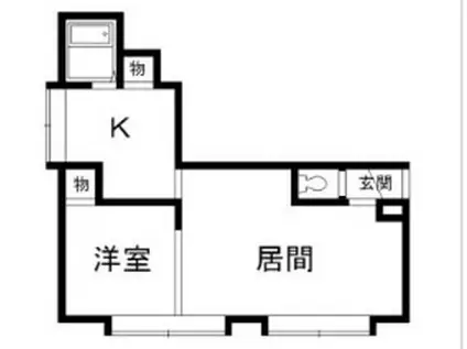 コートプラネット A(1LDK/1階)の間取り写真