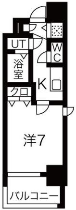 フォーリアライズ南堀江ヴィータ(1K/5階)の間取り写真