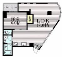 クリシェマンション(1LDK/4階)の間取り写真
