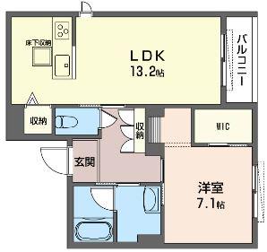 ANLORD碑文谷(1LDK/1階)の間取り写真