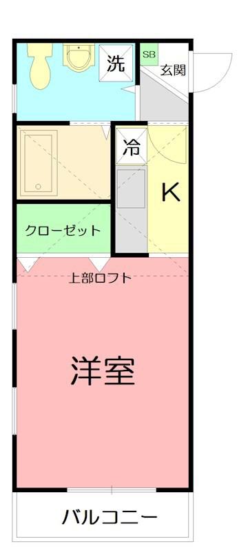 NOBLE.V.BONAPARC(1K/2階)の間取り写真