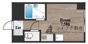 FORUM PLACE今里駅前(ワンルーム/5階)の間取り写真
