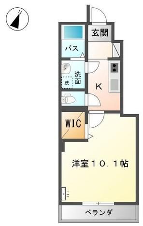 スターパレスONO(1K/1階)の間取り写真