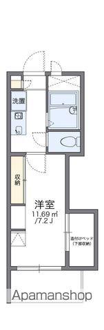 レオパレス駒場東大前(1K/2階)の間取り写真