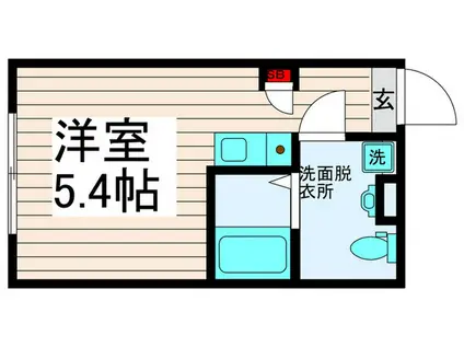 興和ビル(ワンルーム/4階)の間取り写真