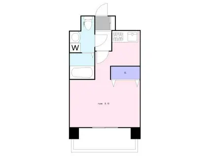 KO OLINA SHIOMI コオリナ潮見(ワンルーム/6階)の間取り写真