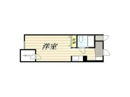 メゾン・ド・ラバンド(1K/4階)の間取り写真