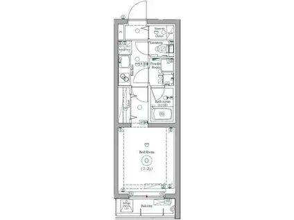 DIPS練馬春日町(1K/1階)の間取り写真