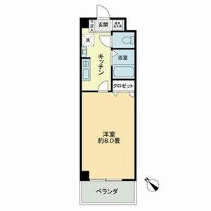 ベレーサ本山(1K/1階)の間取り写真