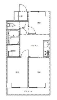 秀和田町レジデンス(3DK/6階)の間取り写真