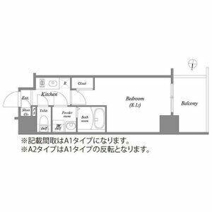 エスリード新栄マルス(1K/12階)の間取り写真