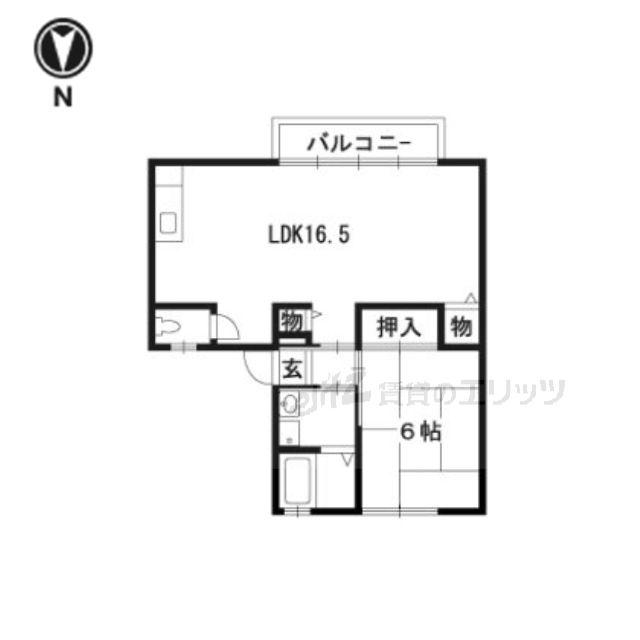 DO FAMILY(1LDK/2階)の間取り写真