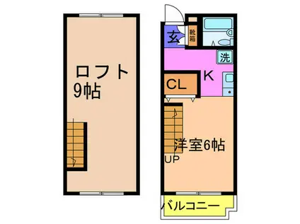 ハイツアベニュー(1K/3階)の間取り写真