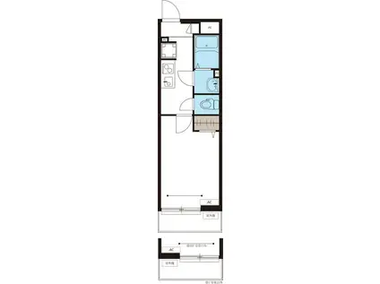 リブリ・エステラ(1K/3階)の間取り写真