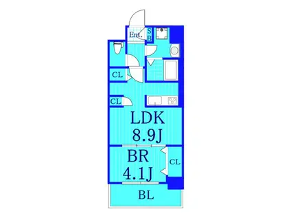リブリ・MYT(1LDK/5階)の間取り写真